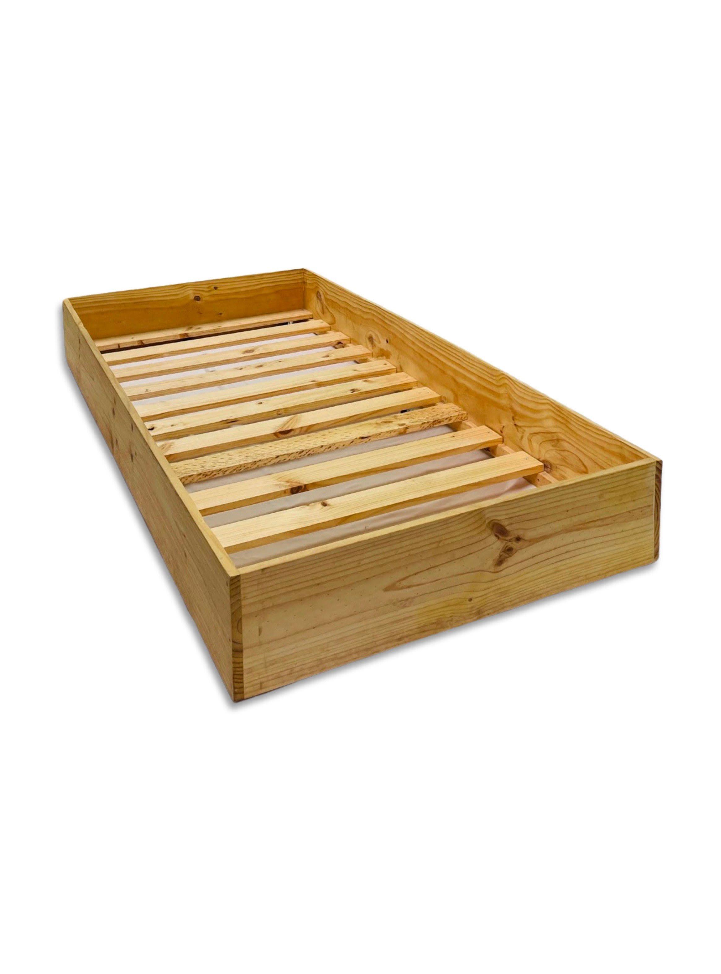 Cama Nido Madera 1,5 Plaza 200 cm-2