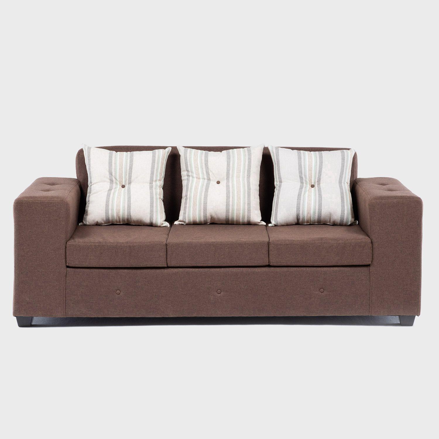 Sofa Seccional Intercambiable Ginebra tela Chocolate-2