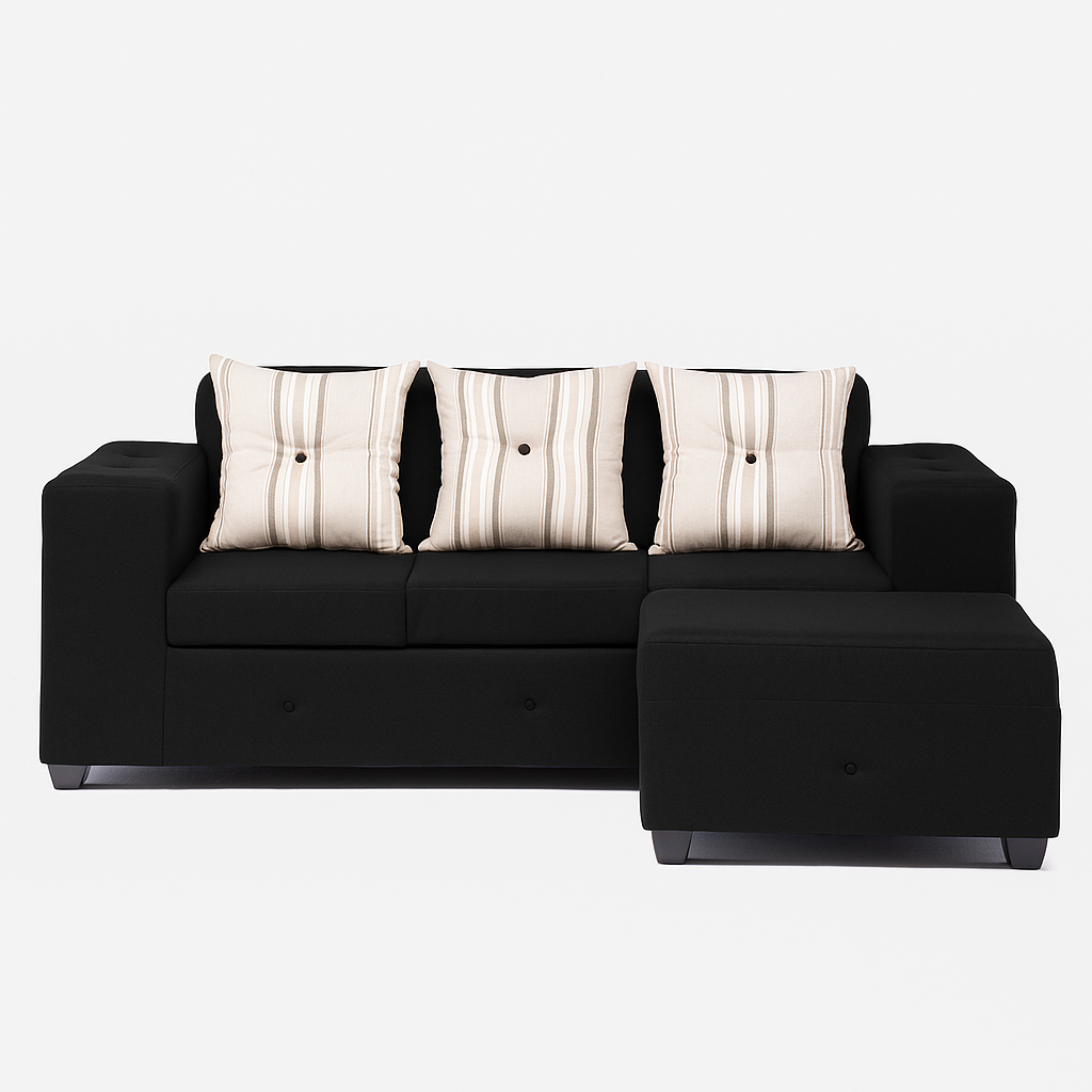 Sofa Seccional Intercambiable Ginebra tela Chocolate-0