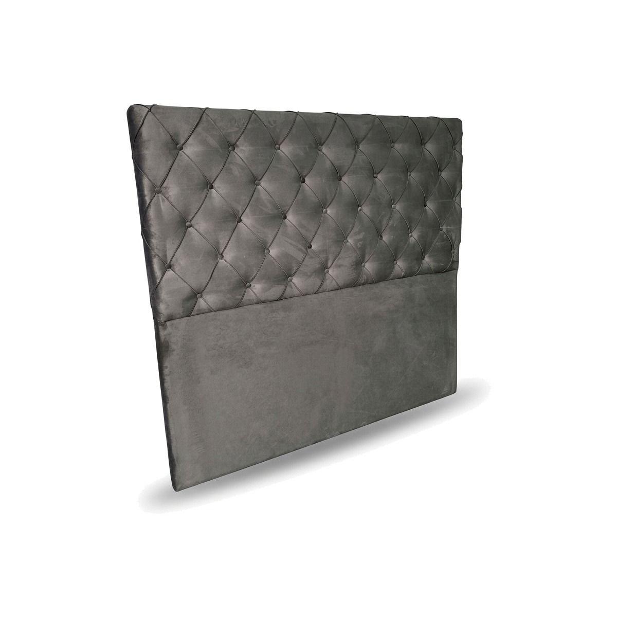 Respaldo Niseth felpa gris 2 plazas-2