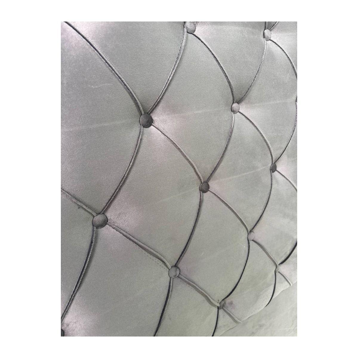 Respaldo Niseth felpa gris 2 plazas-3