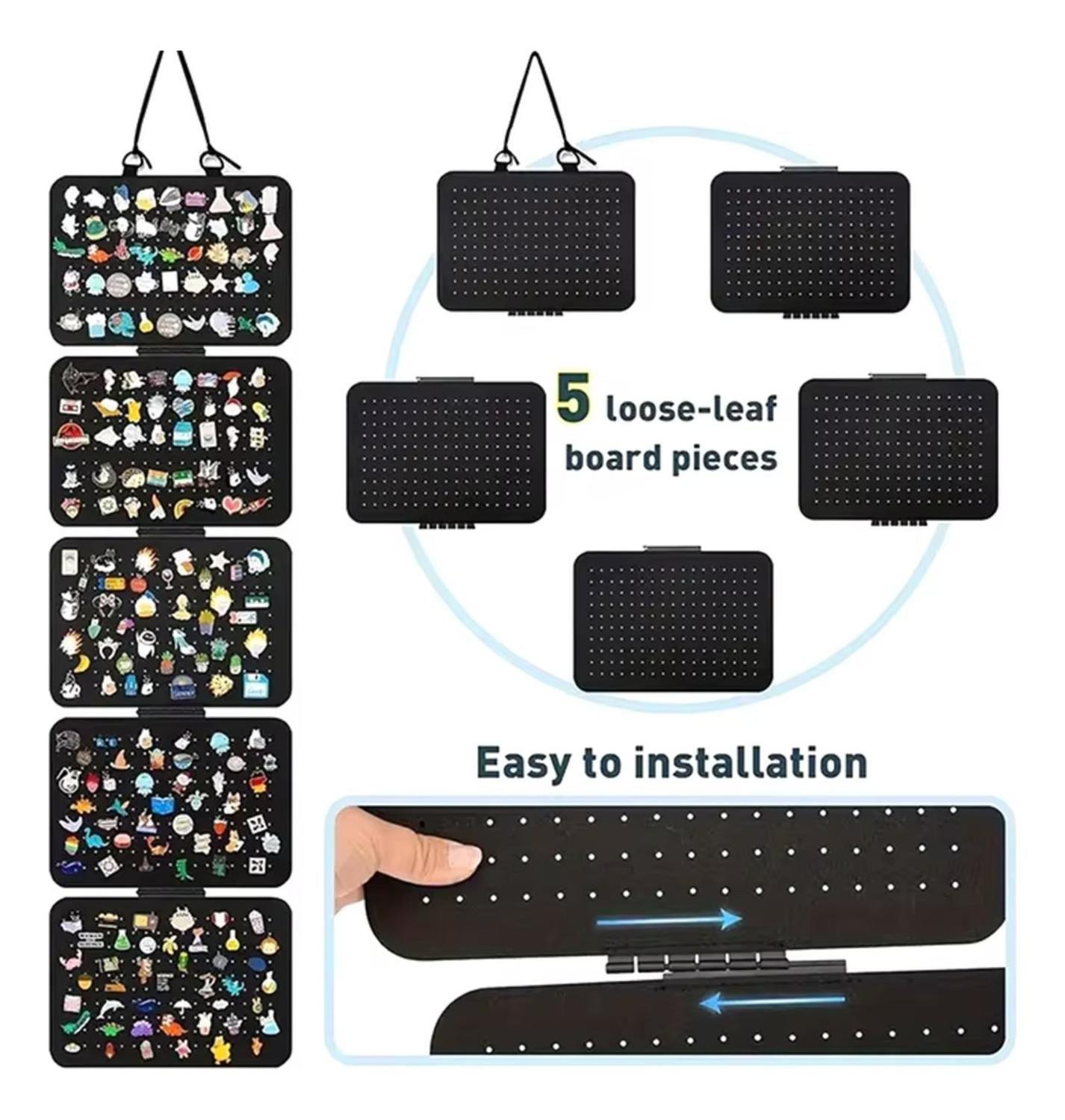Organizador Joyas Pines Collar Caras Con Gancho-4