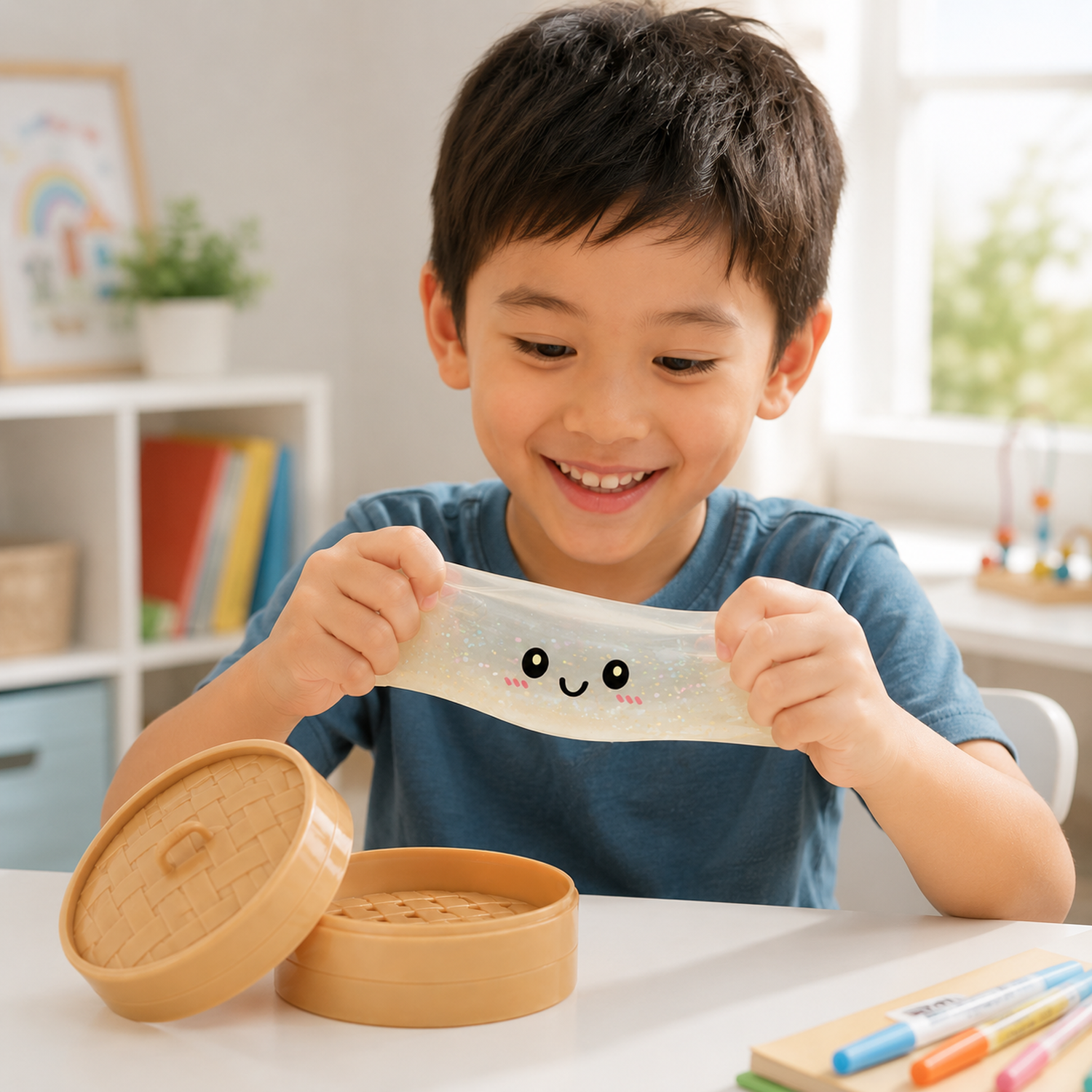 Slime Antiestres Regalo Squishy Slime Dumpling Kawaii-2