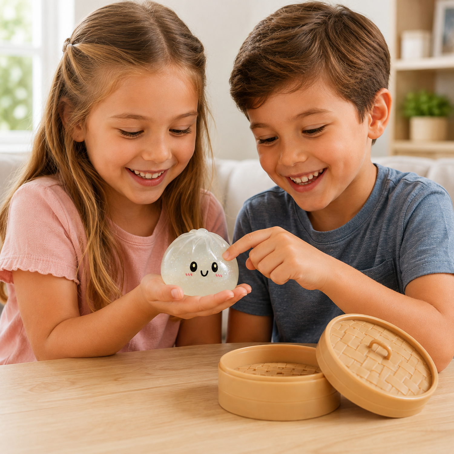Slime Antiestres Regalo Squishy Slime Dumpling Kawaii-3