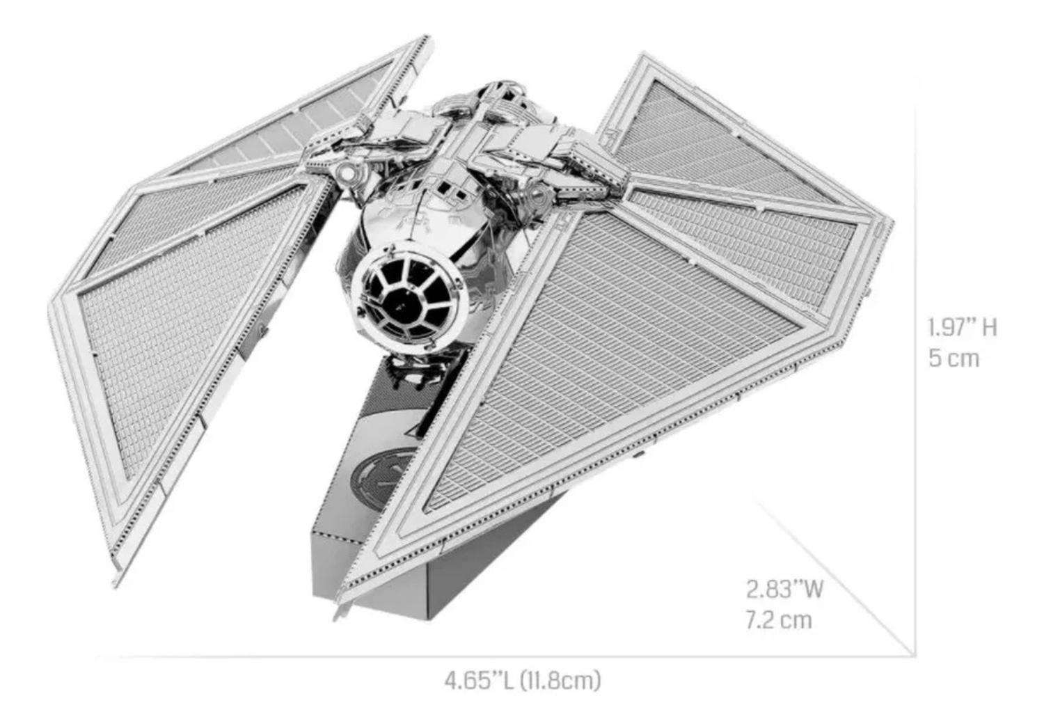 Rompecabezas Puzzle De Metal 3d Nave Tie Striker-2