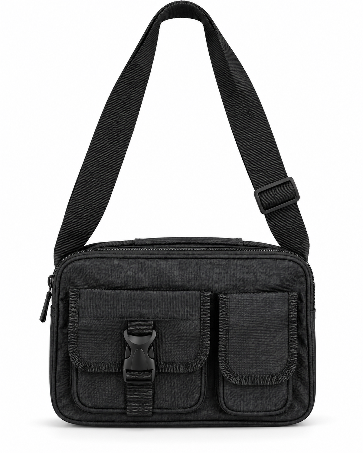 Bolso Bandolera cruzado morral negro-0