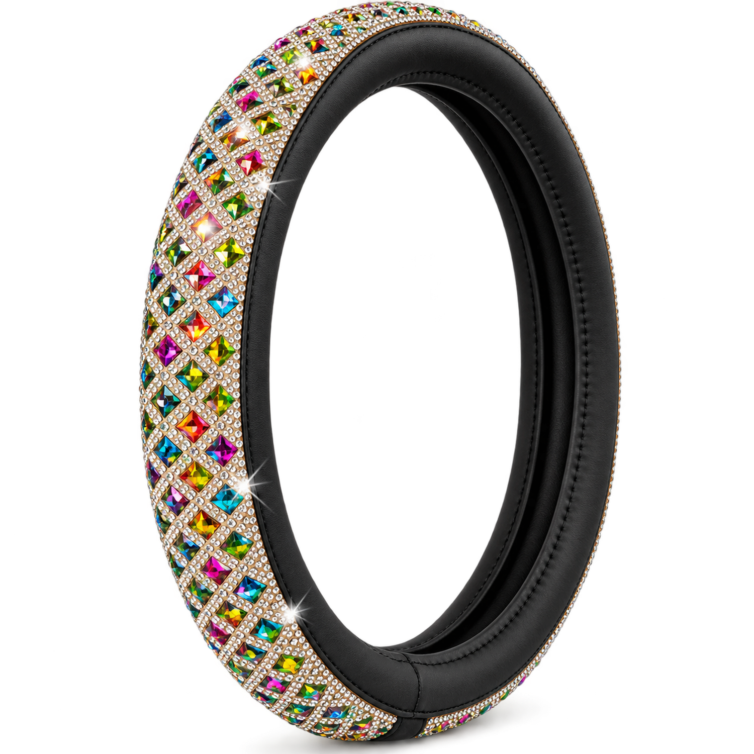 Cubre manubrio auto diamante diseño unico-0