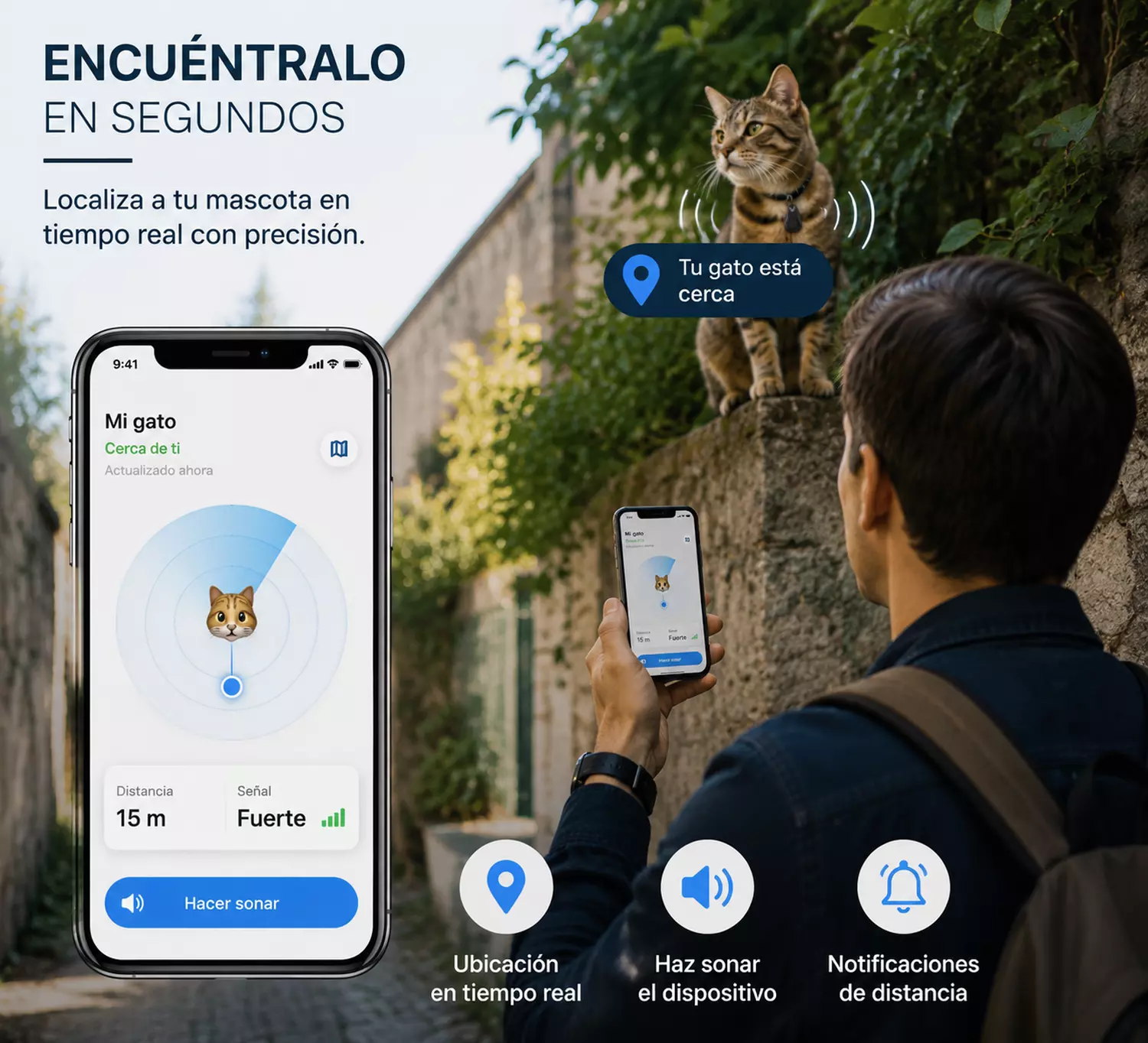 Rastreador de ubicacion para encontrar mascota llaves billetera-2