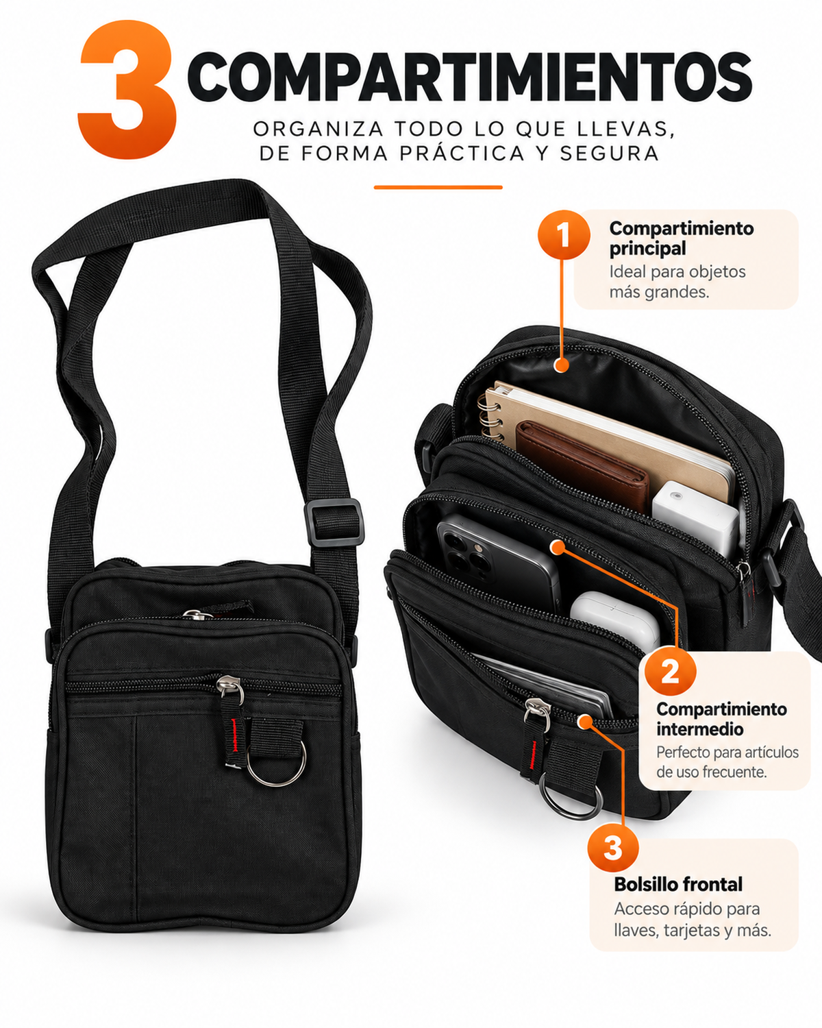Bolso cruzado bandolera pecho morral-2