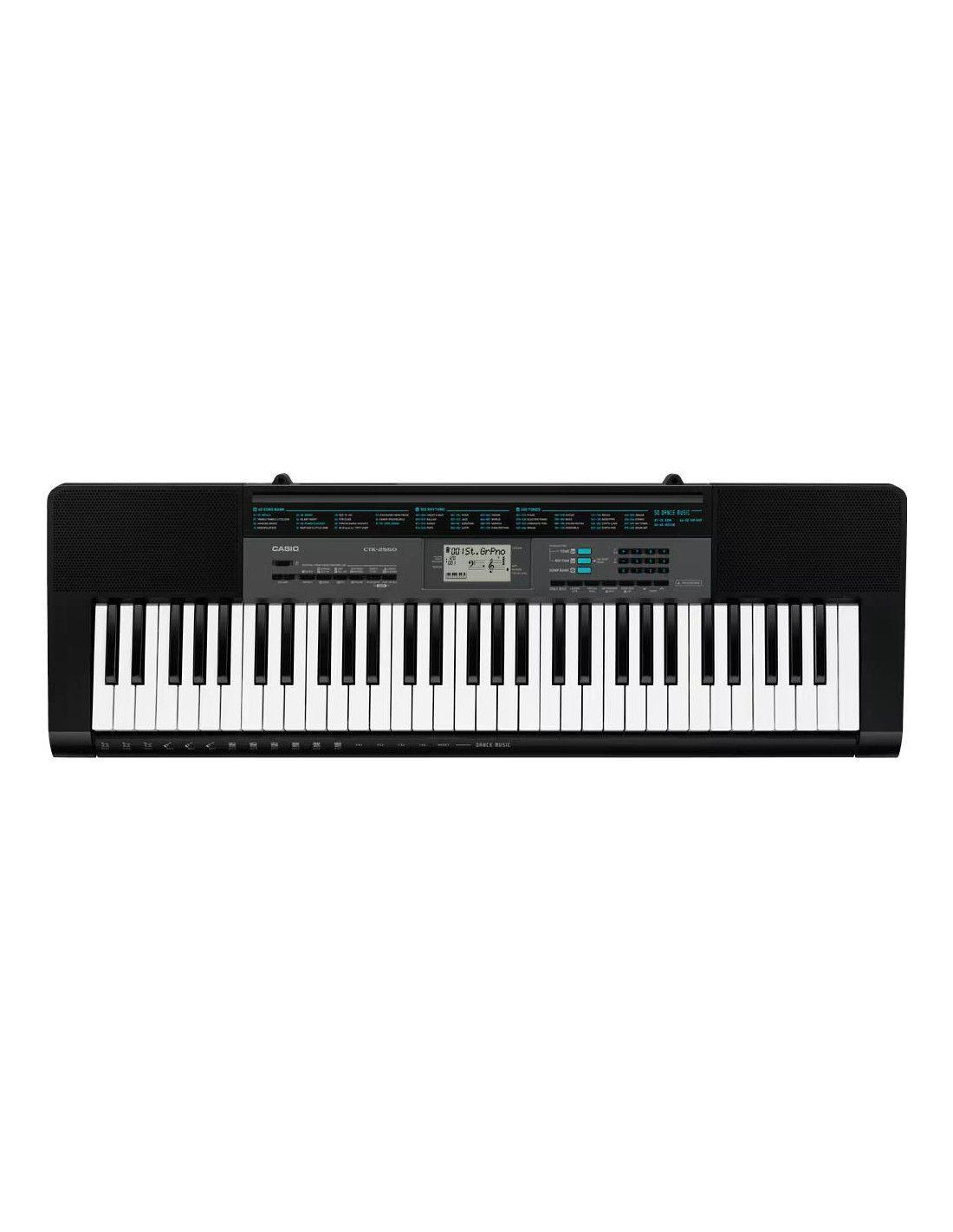 Teclado Casio CTK 2550 con transformador-0