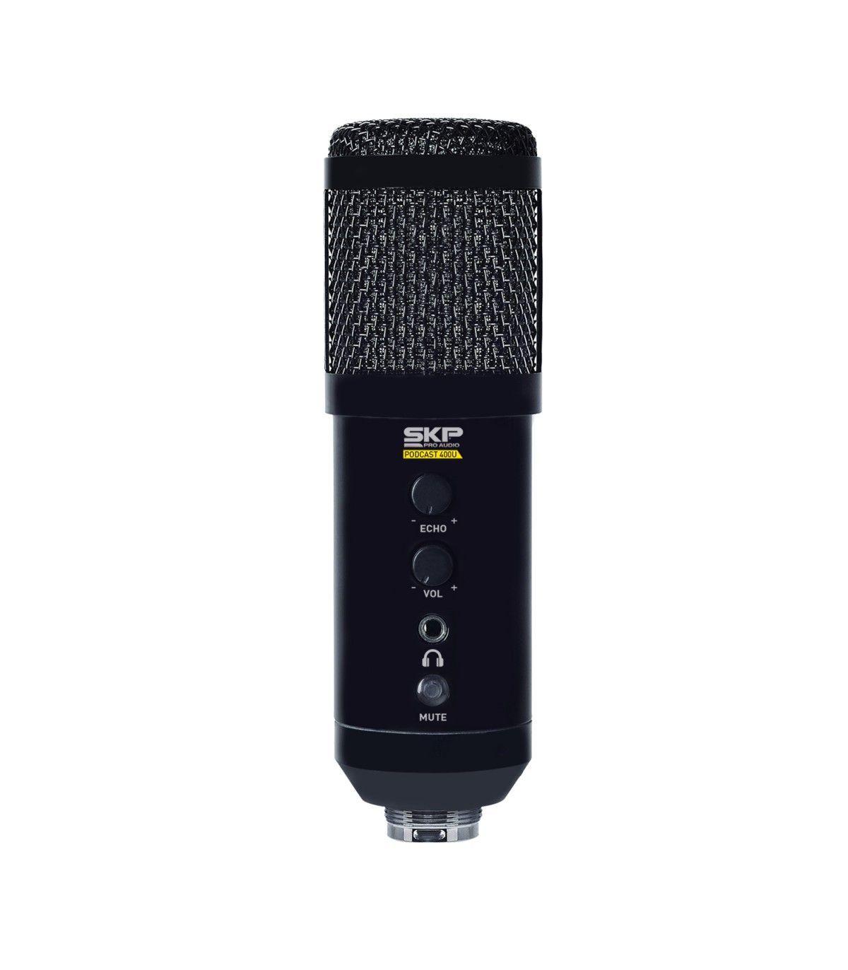 Microfono condensador USB Podcast 400U SKP Pro Audio-2