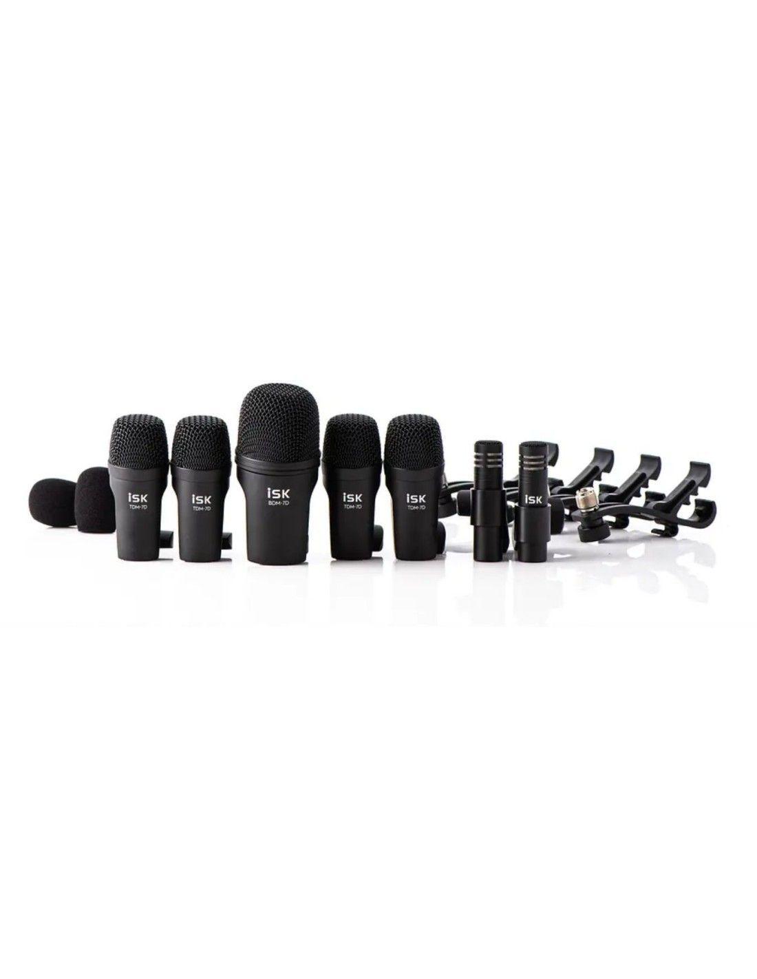 Set de Micr fonos para Bater a DSM 7C ISK Audio-1