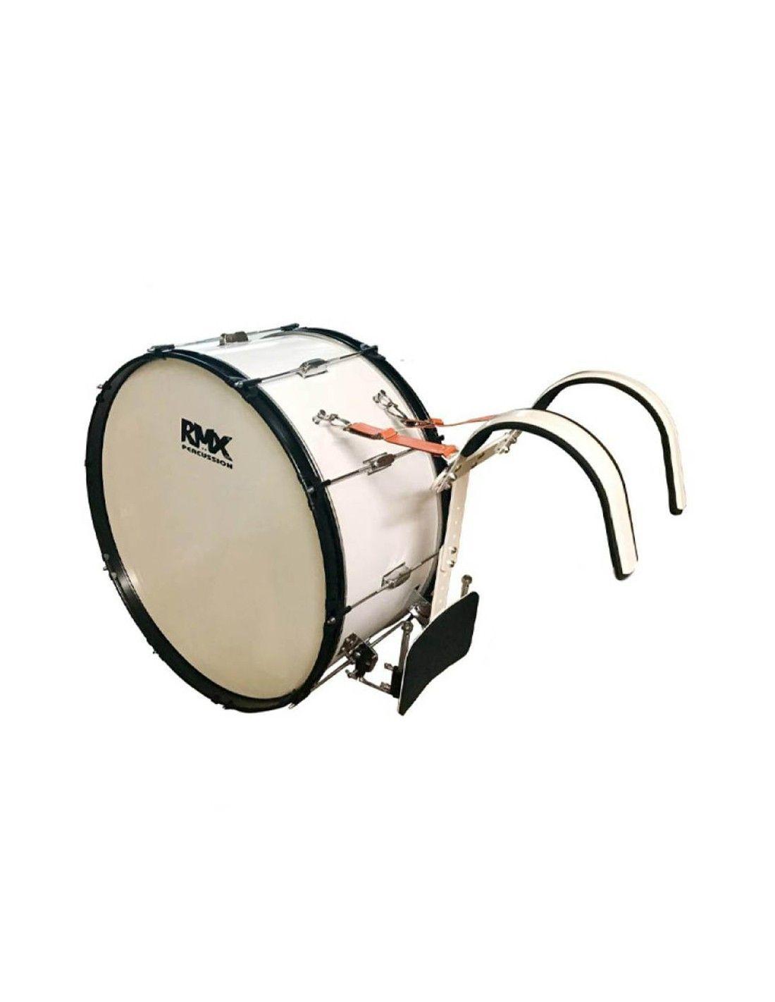 Bombo banda con arnes RMX MBS-2612SLA 26x12 pulgadas-0