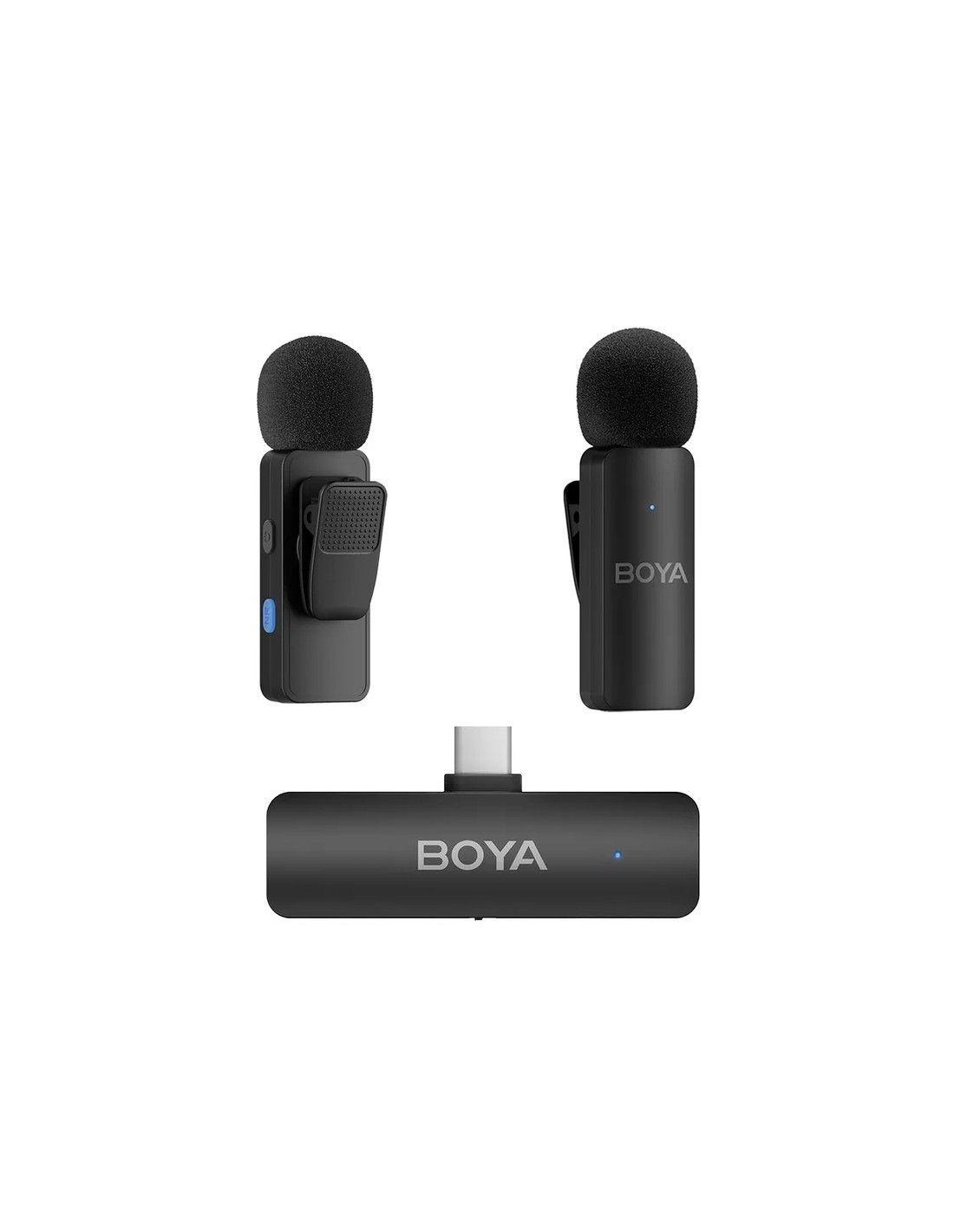 Microfono Inalambrico USBC Boya 4 canales BY-V4U-2