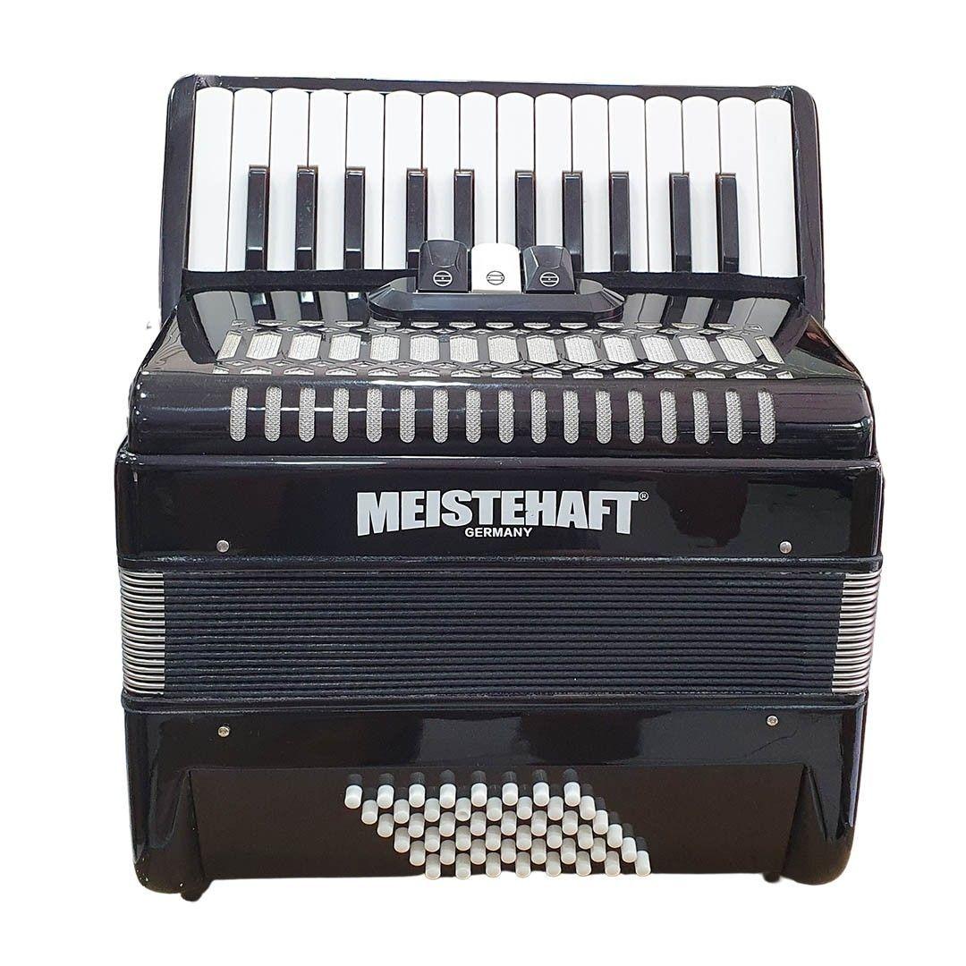 Acordeon Meistehaft 48 Bajos 3 Registros Negra-0
