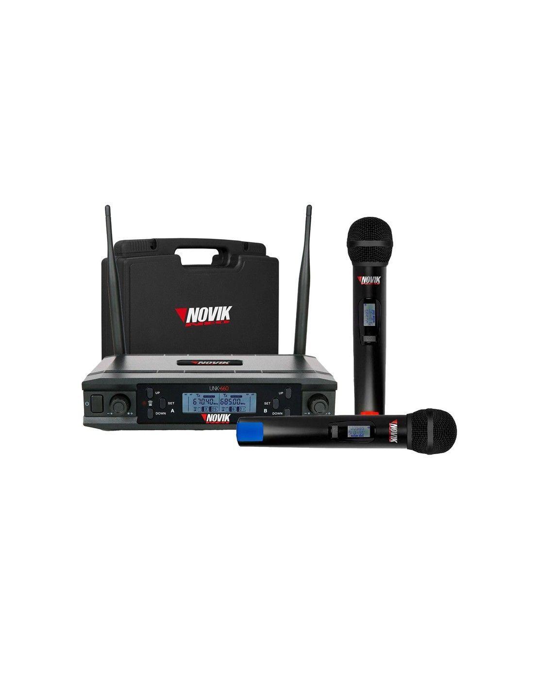 Microfono Inalambrico Doble Novik Neo UNK-660-0