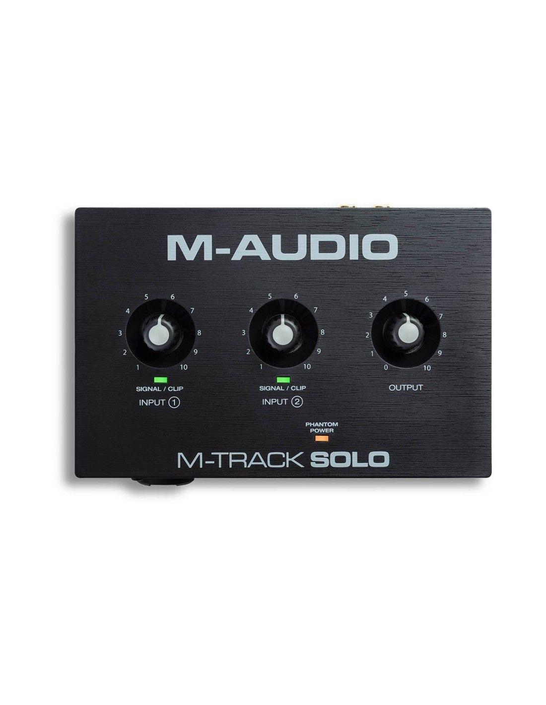 Interfaz USB Mtrack Solo M-Audio-3