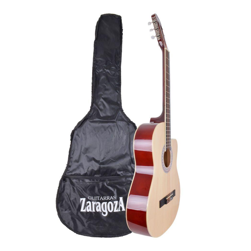 Guitarra Clasica Cutaway Con Funda Zaragoza ZWN391NT-4