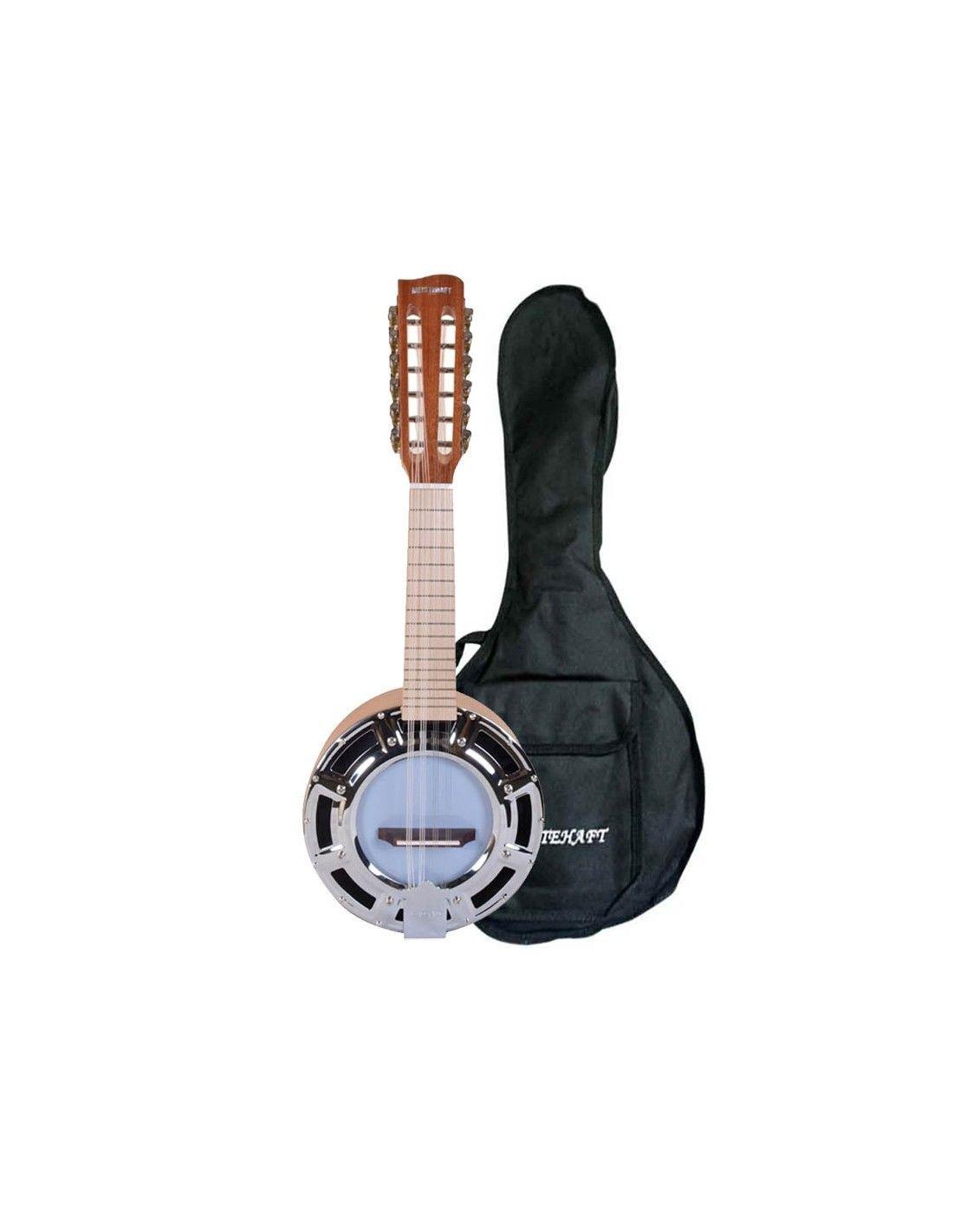 Banjo 12 cuerdas con funda Meistehaft-4