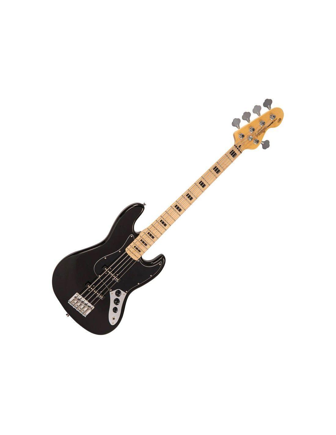 Bajo Electrico Vintage V495 BLK 5 cuerdas Coaster Series-3