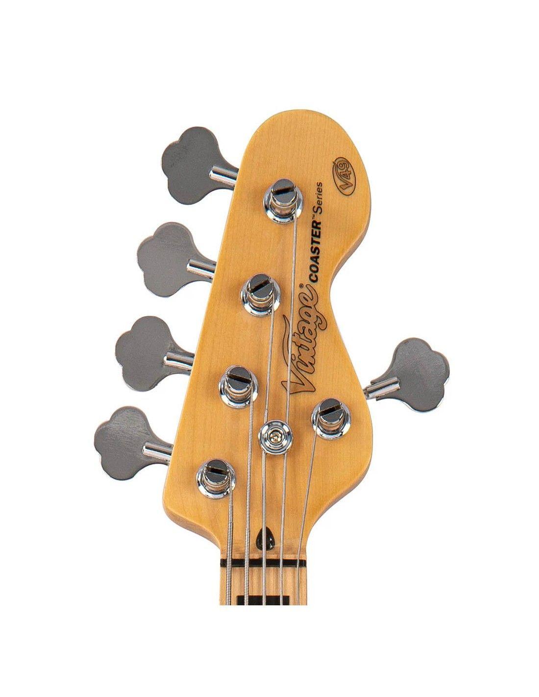 Bajo Electrico Vintage V495 BLK 5 cuerdas Coaster Series-5