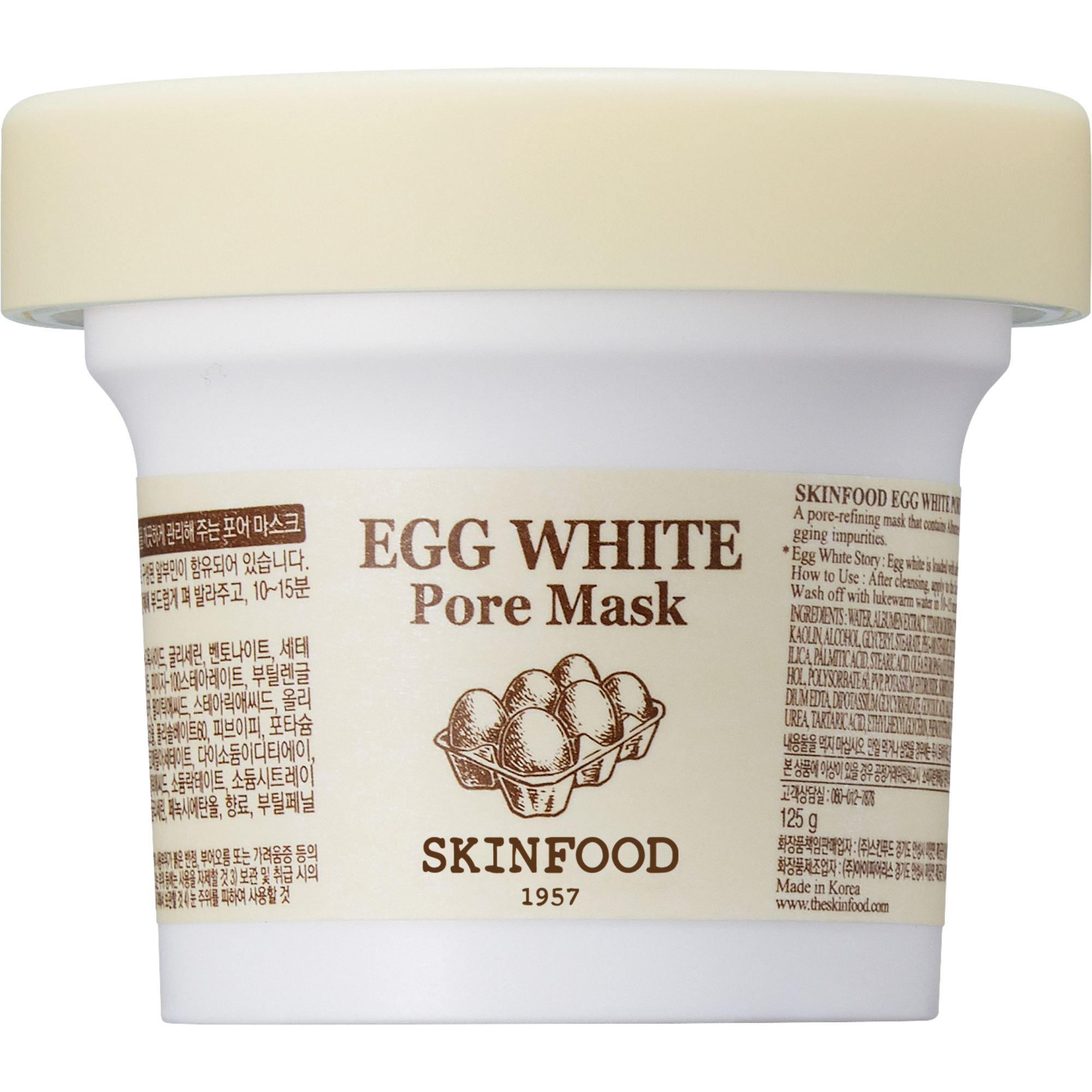Mascarilla Facial Skinfood Egg White Pore V2 125gr-2