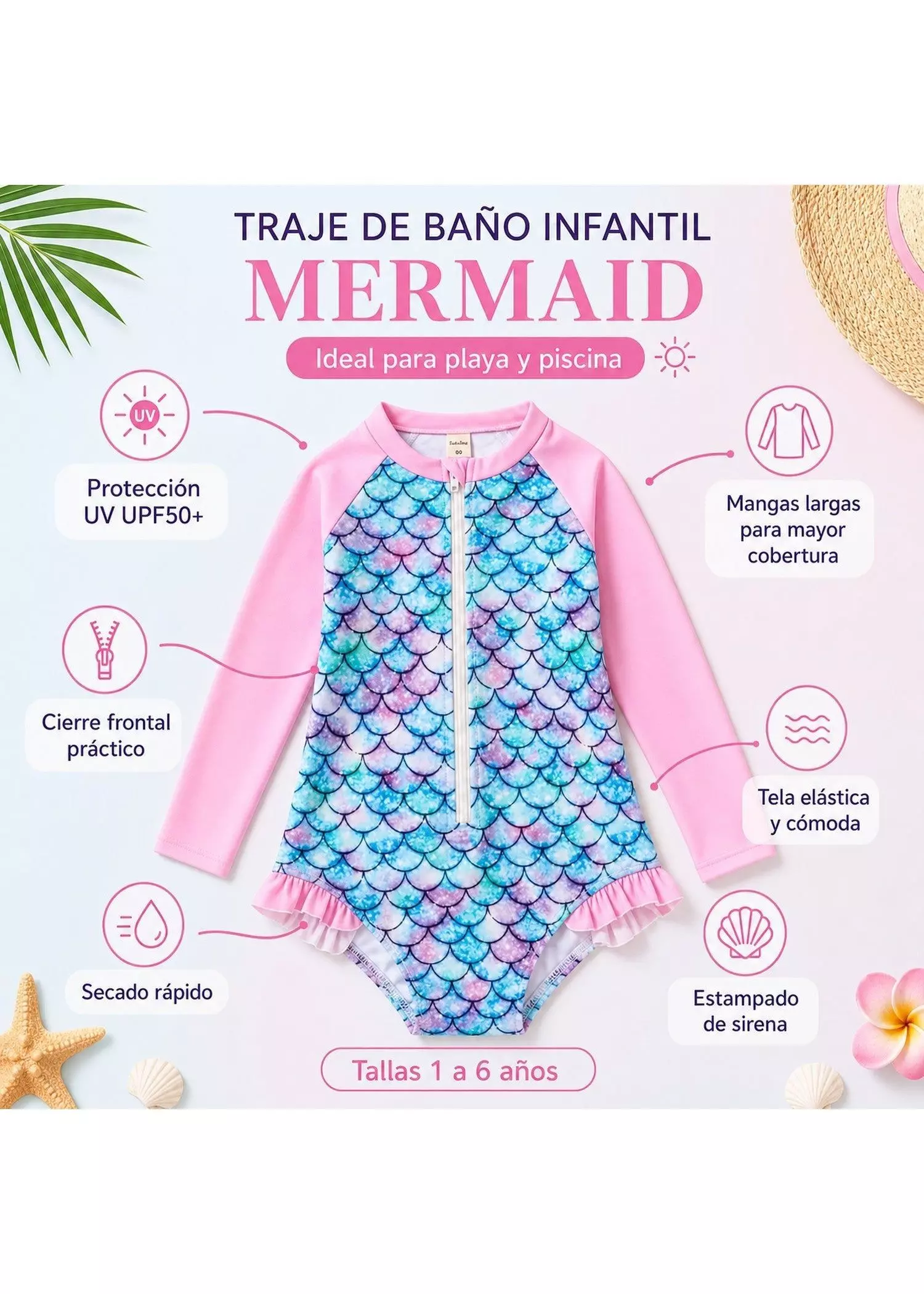 Traje de baño Mermaid-2