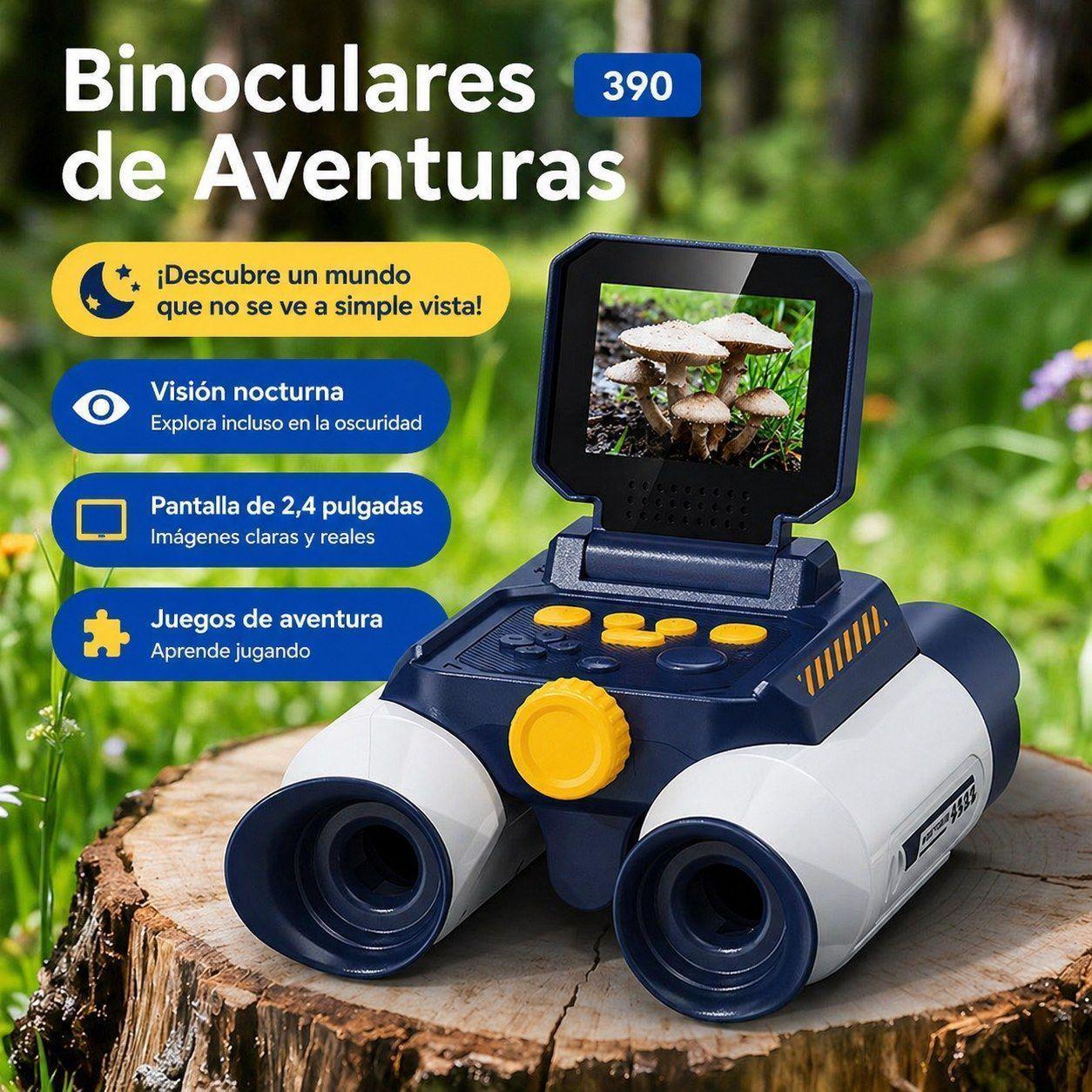 Binoculares Digitales Infantiles MamboKids con Pantalla IPS 2.4"-1