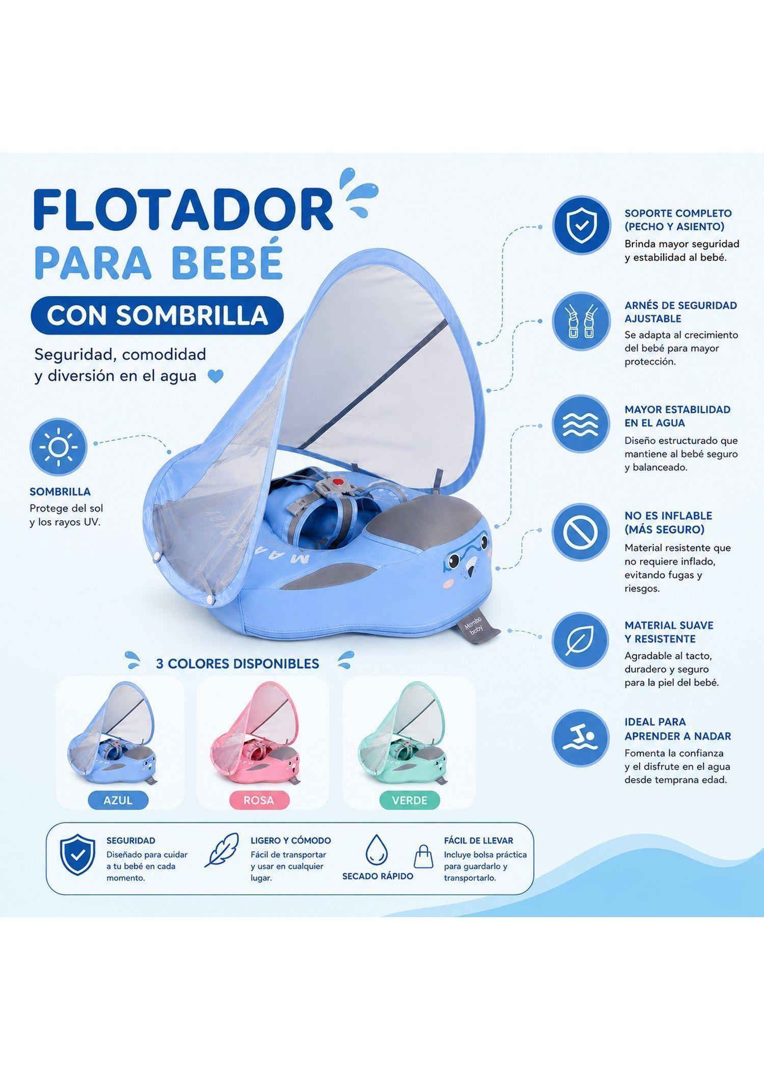 Flotador Chest Float con sombrilla-2