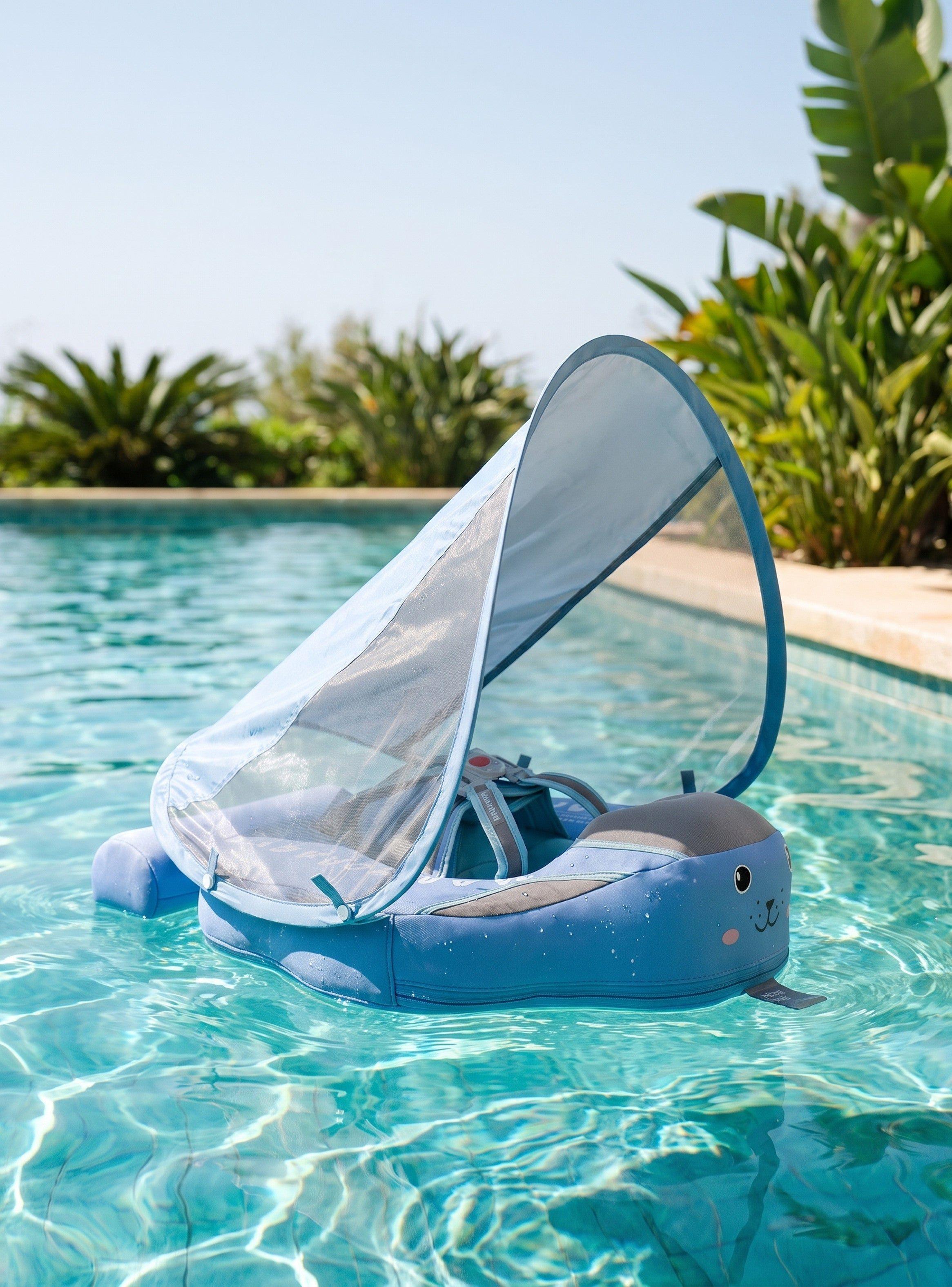 Flotador Pecho Bebé Sombrilla UV No Inflable Mambobaby-1