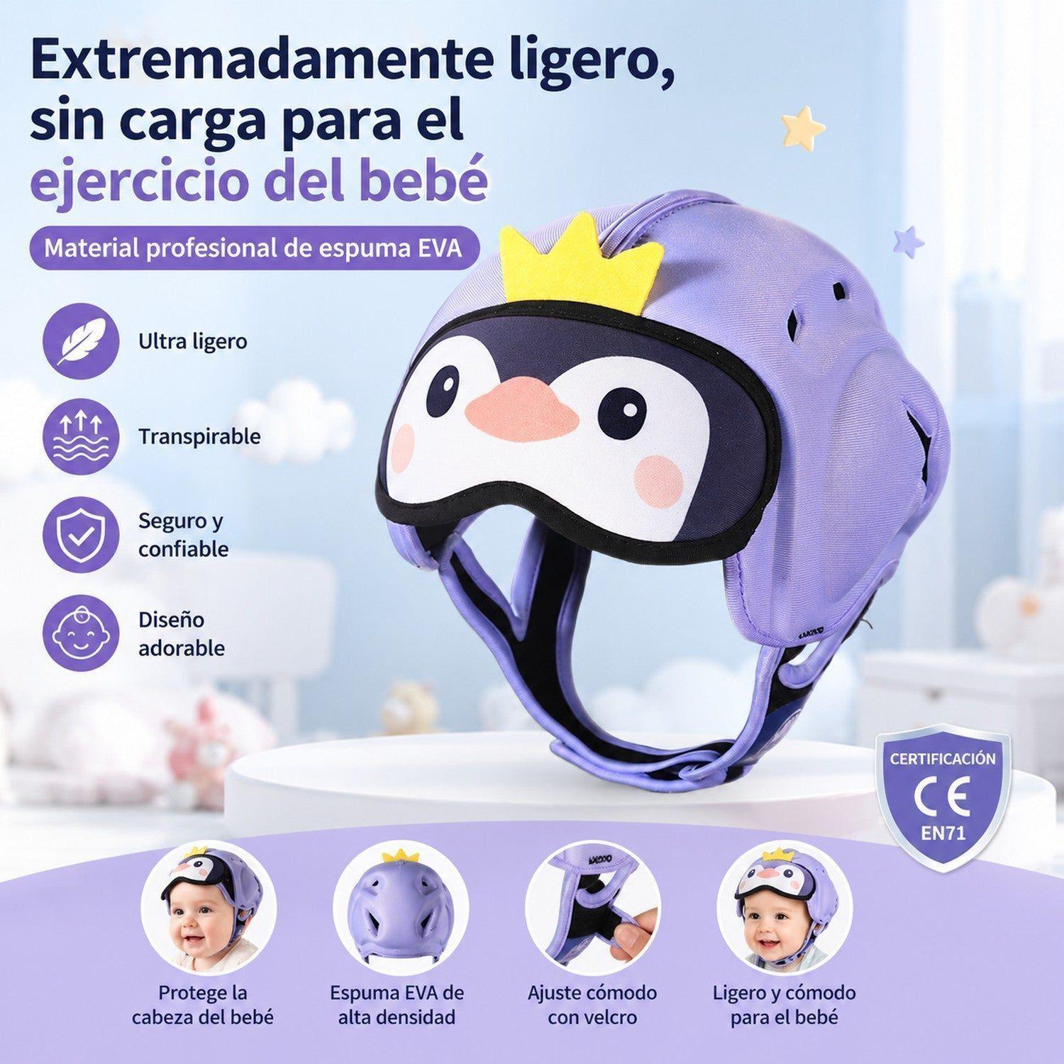 Casco Seguridad Bebe Mambobaby Antigolpes Protector Cabeza-2