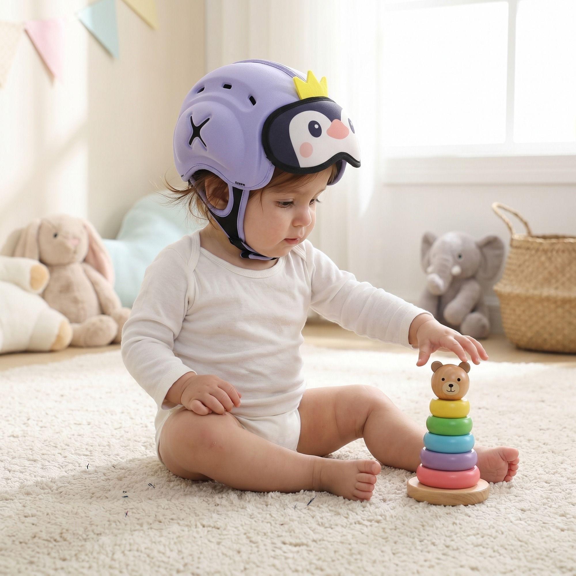 Casco Protector de Cabeza para Bebé Antigolpes Mambobaby-3