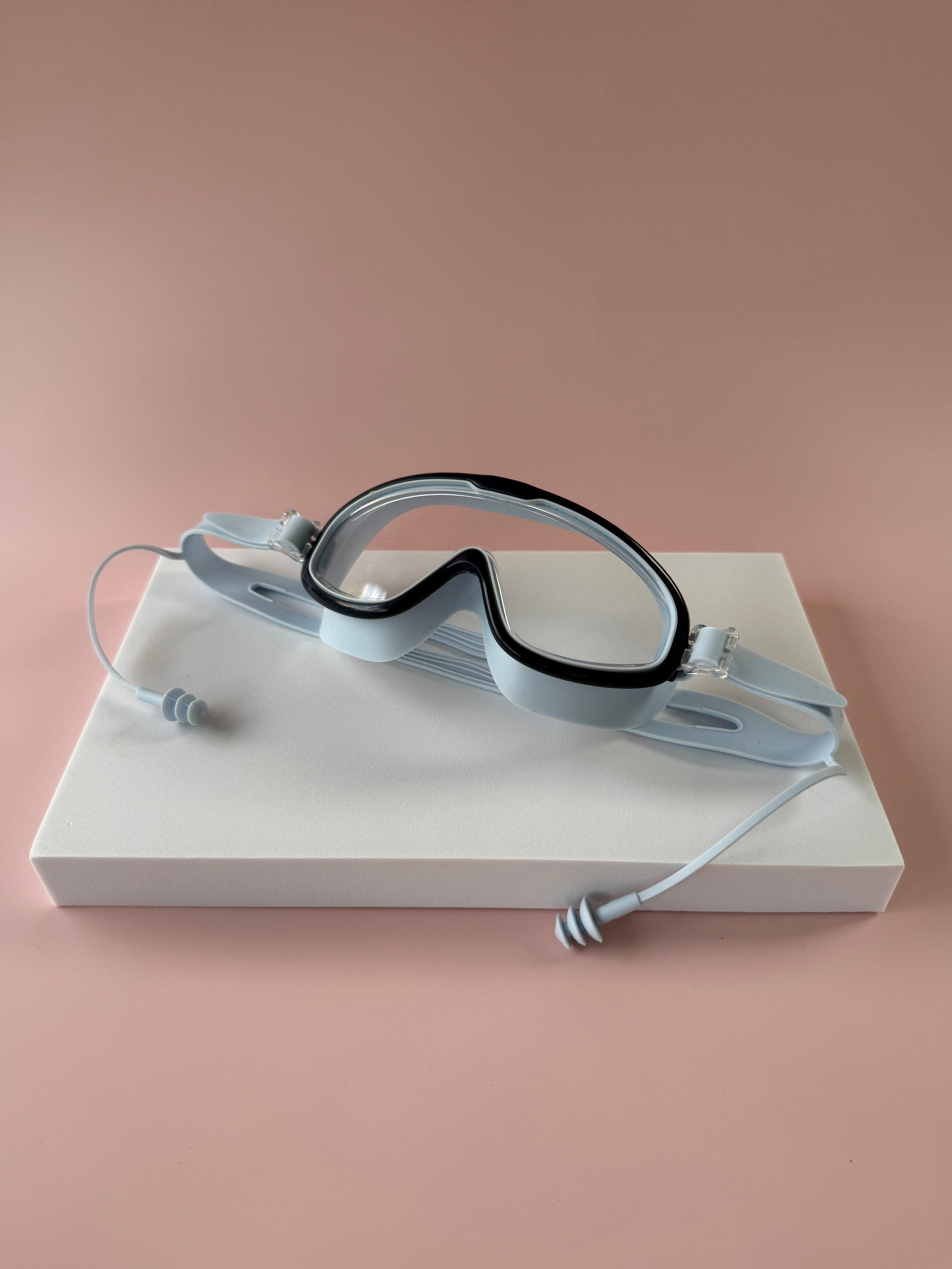 Lentes de Agua con Visión Panorámica y Tapones Integrados – Cómodos y Sin Filtraciones-4