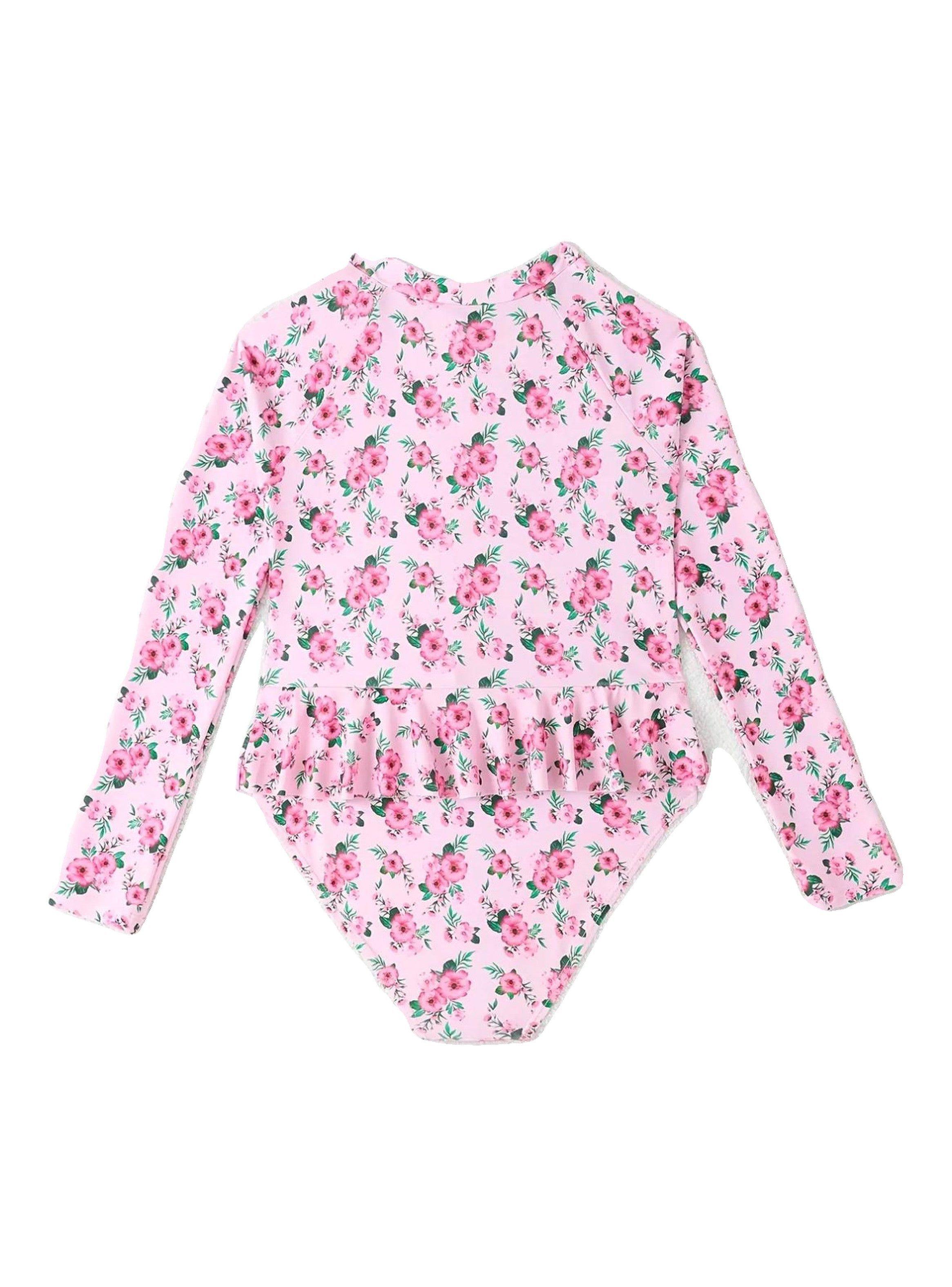 Traje de Baño Niña Manga Larga UPF50+ Amanda MamboKids-0