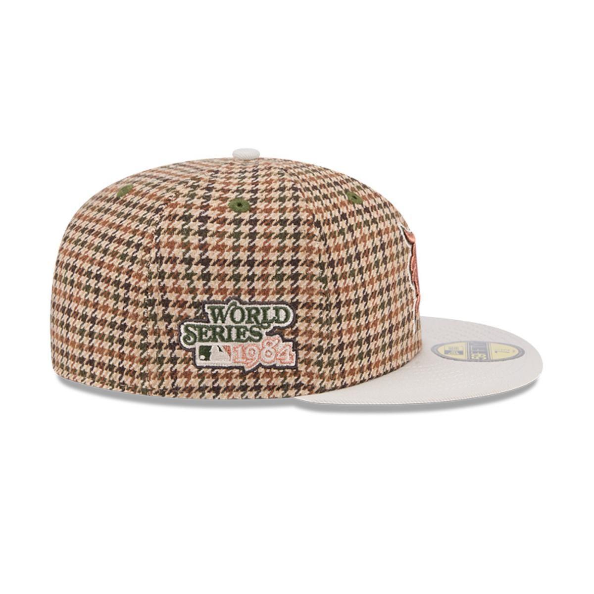 Gorra 59Fifty Detroit Tigers MLB Houndstooh Open Brown - 60573412-3