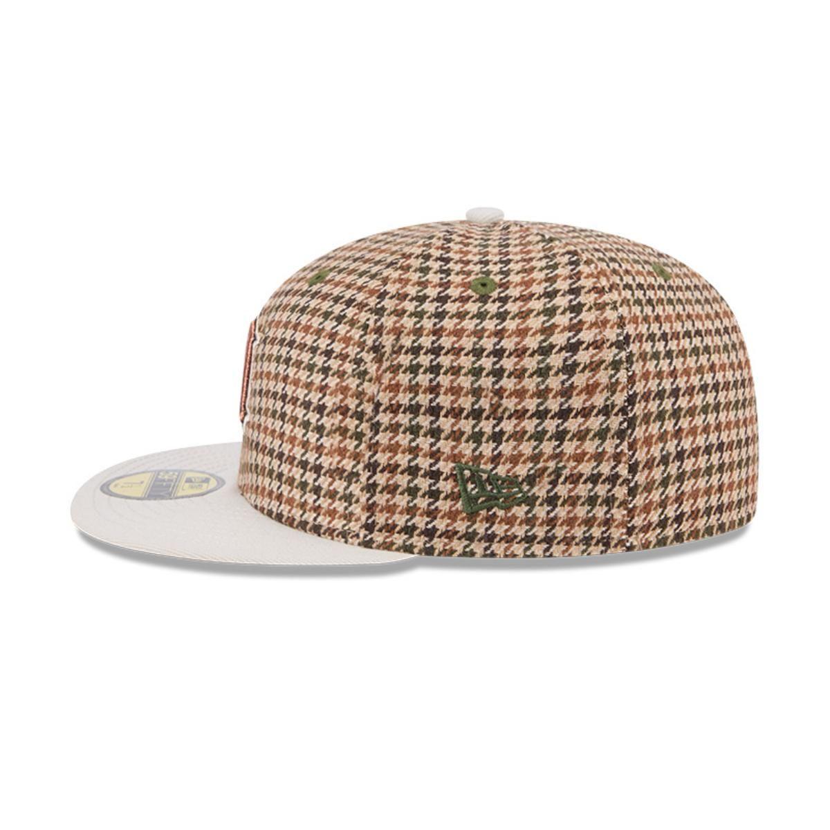 Gorra 59Fifty Detroit Tigers MLB Houndstooh Open Brown - 60573412-4