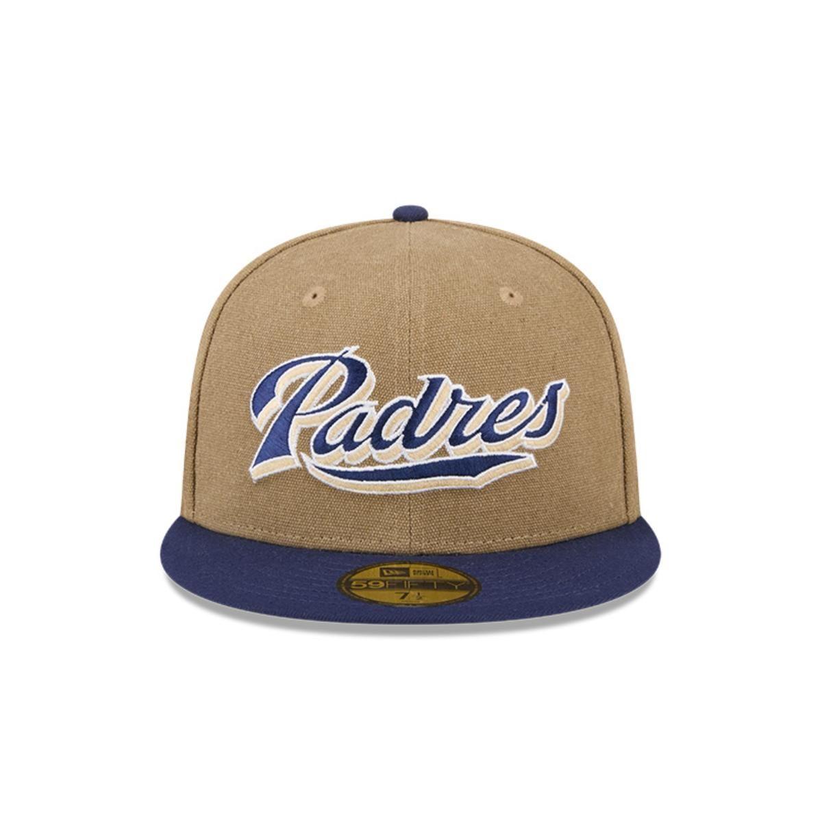 Gorro 59fifty MLB San Diego Padres Canvas Crown Med Beige - 60569774-2