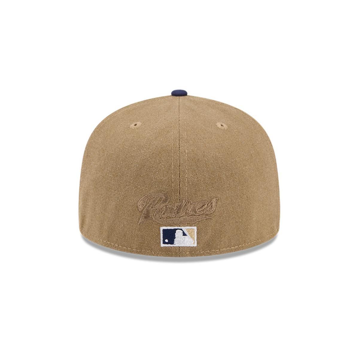 Gorro 59fifty MLB San Diego Padres Canvas Crown Med Beige - 60569774-5