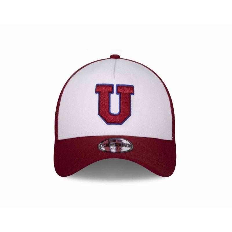 Jockey U de Chile Futbol 9Forty Red/White Kids - 13037660-2