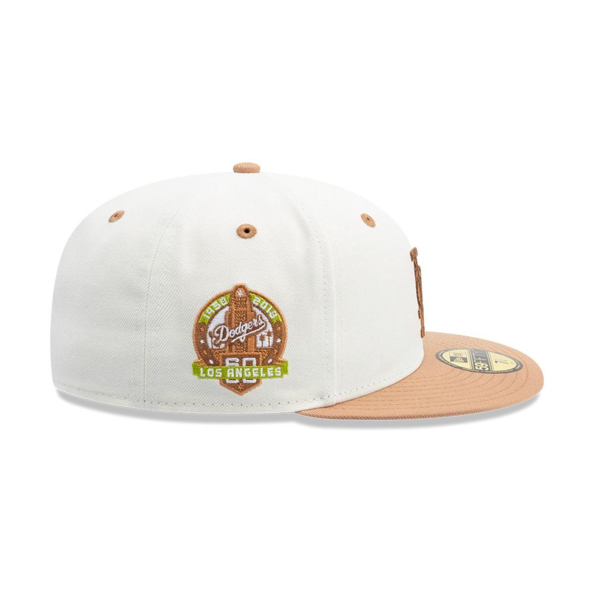 Gorra 59Fifty Los Angeles Dodgers MLB Wooden White - 14500039-3