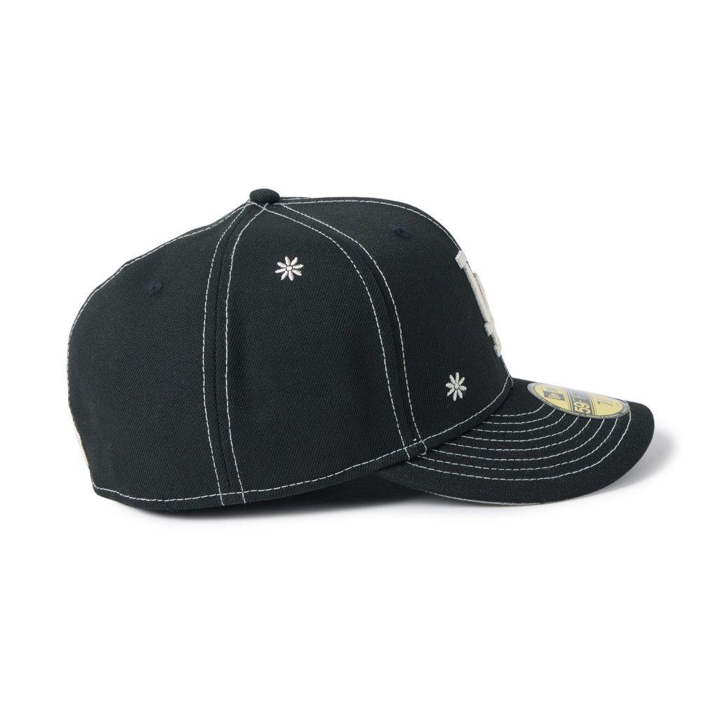 Gorra 59Fifty MLB Los Angeles Dodgers Flower Embroidery Negro - 14954489-3