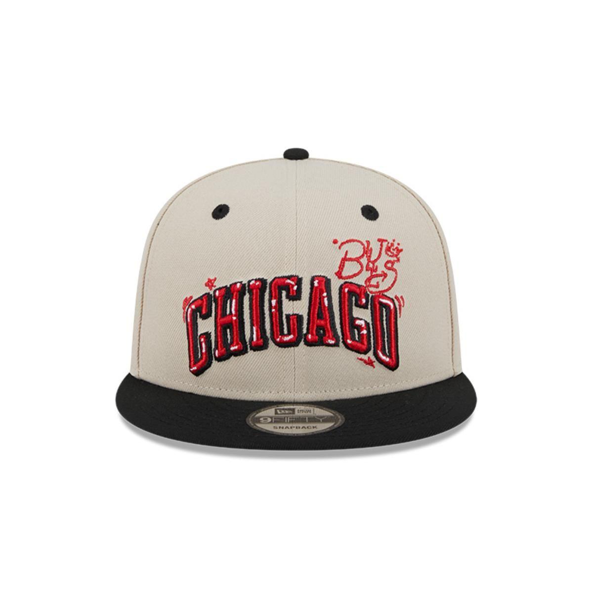 Gorra 9Fifty Chicago Bulls NBA Team Art Med Beige - 60586762-2