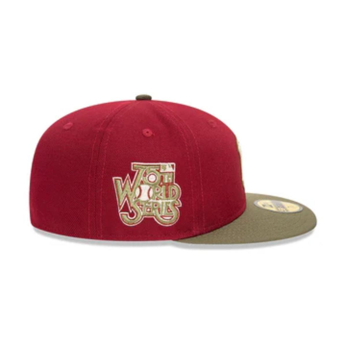 Gorra 59Fifty New York Yankees MLB Contrast Pin Dark Red - 60565076-3