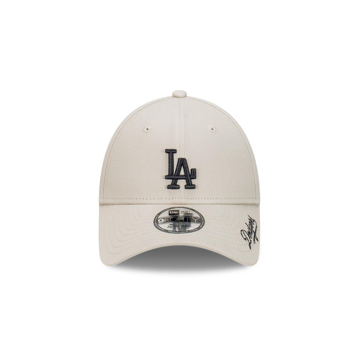 Gorra 9Forty MLB Los Dodgers Stone Visor Script Beige - 60588368-2