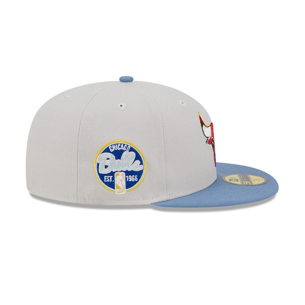 Gorra 59Fifty Chicago Bulls Color Brush Light Cream (Ltc) - 60504365-4