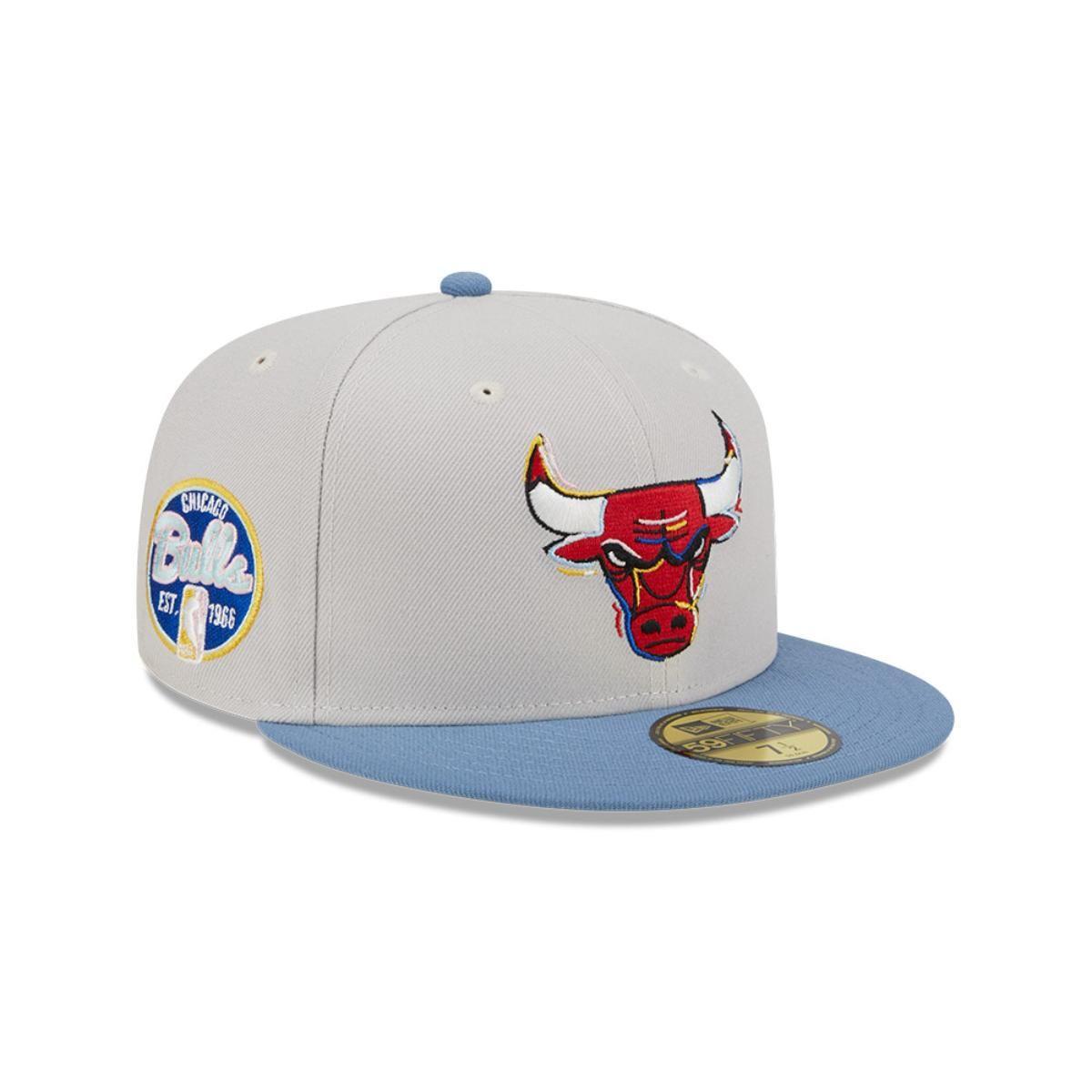 Gorra 59Fifty Chicago Bulls Color Brush Light Cream (Ltc) - 60504365-0