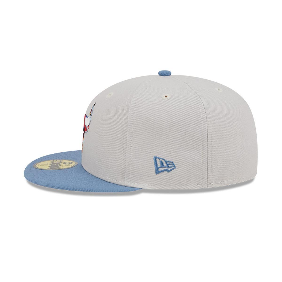 Gorra 59Fifty Chicago Bulls Color Brush Light Cream (Ltc) - 60504365-3
