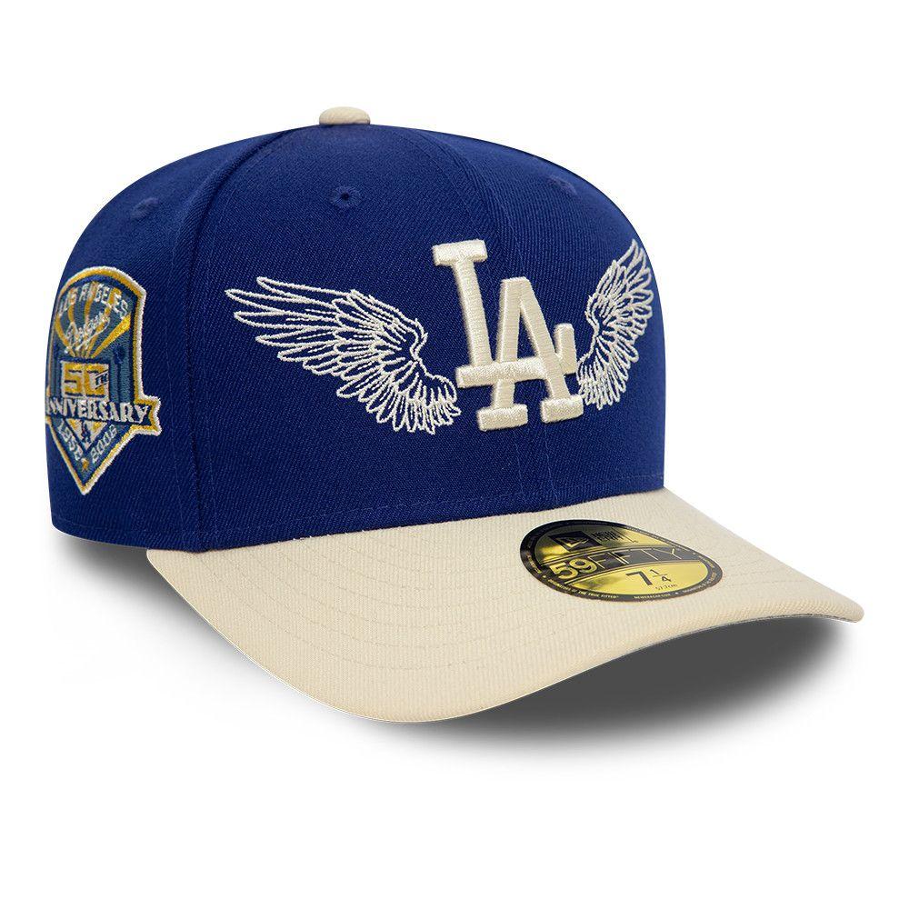 Gorra 59Fifty MLB Los Angeles Dodgers Team Wings Azul - 60578255-0