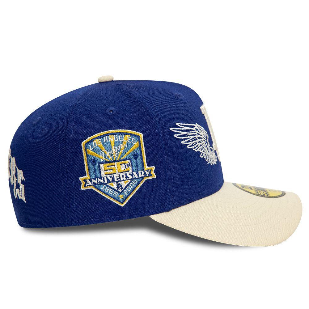Gorra 59Fifty MLB Los Angeles Dodgers Team Wings Azul - 60578255-4