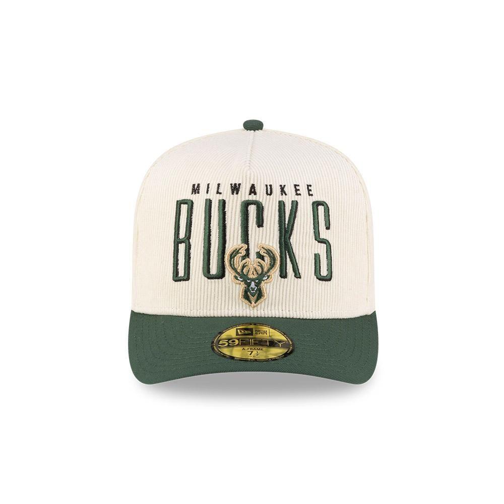 Gorra 59Fifty NBA Milwaukee Bucks NBA Past Verde-2